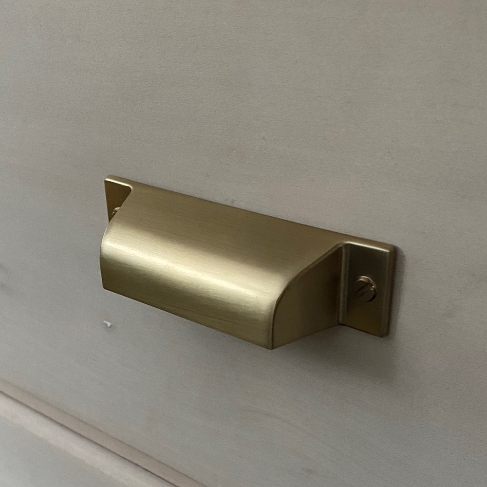 Gold drawer pull